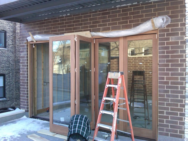 Mahogany 5 Panel Bi-Fold BRICKS INC (3)
